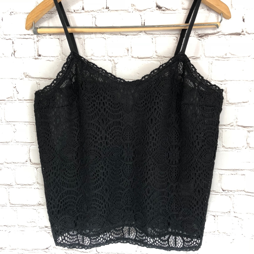 Denim & Supply Ralph Lauren Lace Sheer Tank